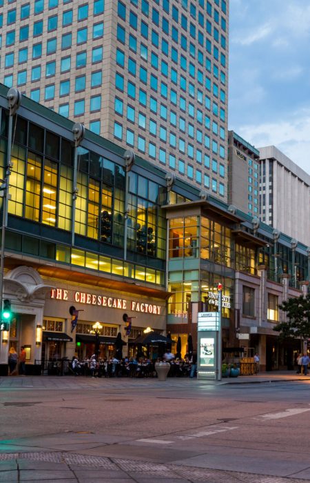 52788584 - ​denver, colorado - august 25: views of the main shopping street 16th street in denver on august 25, 2015. on this street are free public buses driving and it provides lot of shopping opportunities.